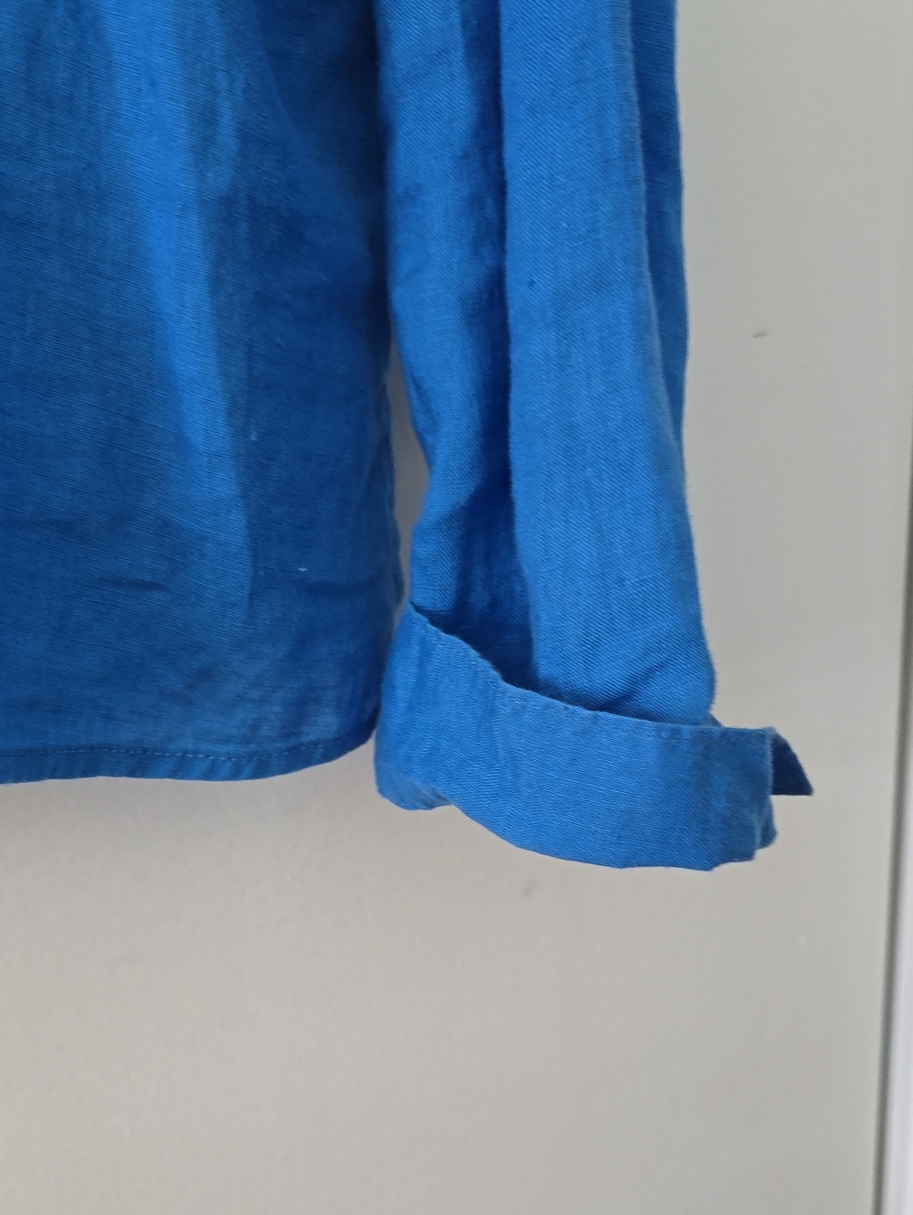 100% Linen Button Front Shirt - Picture 3 of 3